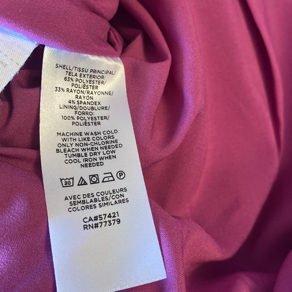 NWT Ann Taylor Pink beautiful Hi Lo Skirt, See measurements in photos below - Picture 6 of 11
